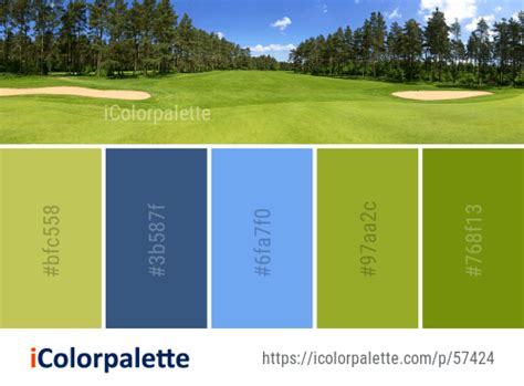 11 Golf Course Color Palette Ideas In 2024 Icolorpalette