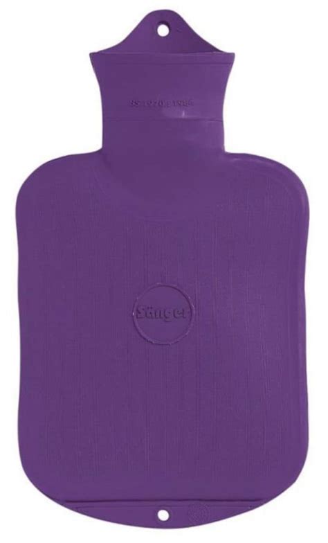 SANGER Liter Rubber Hot Water Bottle Made In Germany Purple Etsy
