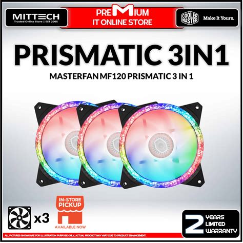 Cooler Master Masterfan Mf Prismatic In Casing Fan Radiant