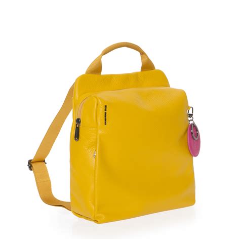 Mandarina Duck Zaino In Pelle Mellow Leather Fzt Mimosa Bagsabout