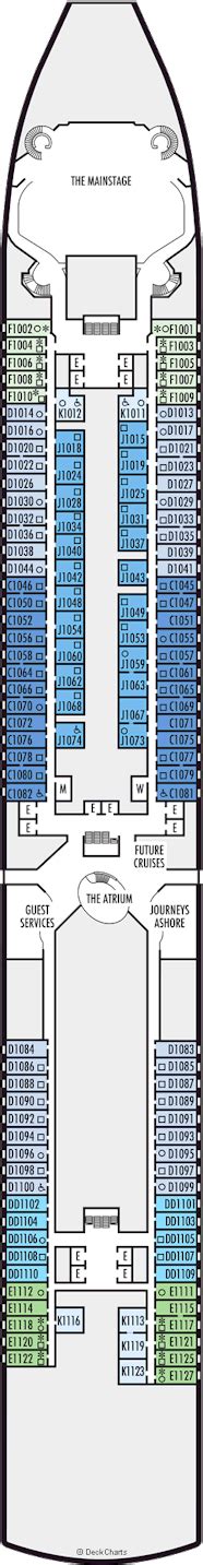 Holland America Zuiderdam Deck Plans: Ship Layout, Staterooms & Map - Cruise Critic