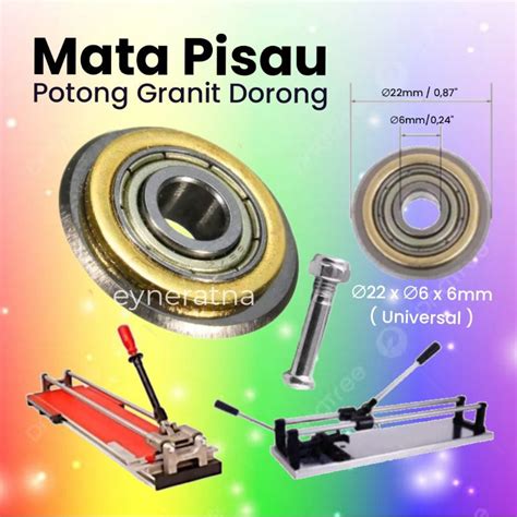 Jual Mata Pisau Alat Potong Keramik Granit Roda Bearing Dorong Laser