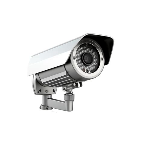 Ai Generated Wall Mount Cctv Security Camera Png Isolated On