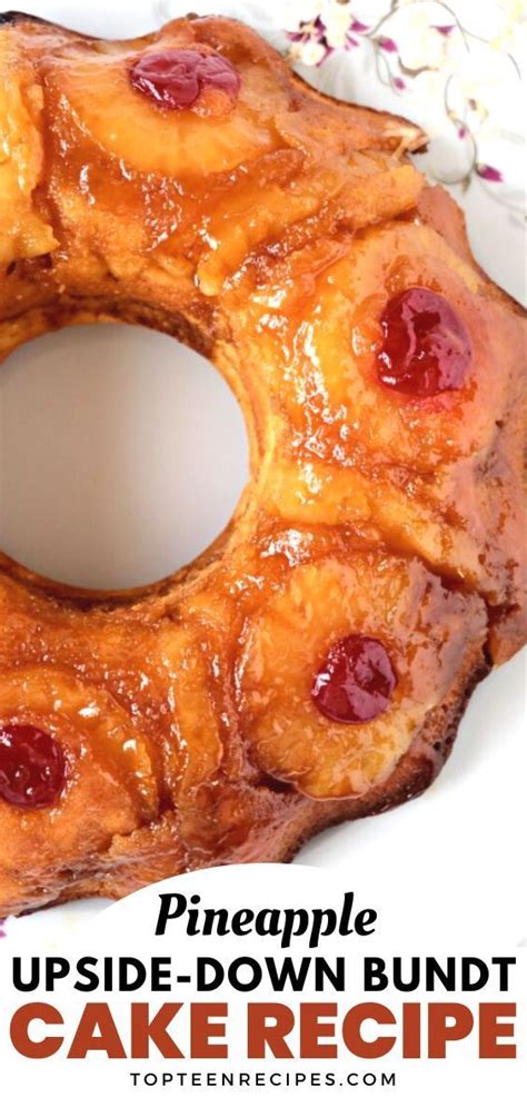 Pineapple Upside Down Bundt Cake Recipe Recipe Pineapple Upside