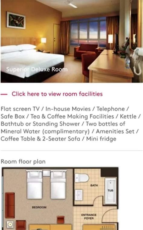 First World Hotel Tower Superior Deluxe Room Property Rentals On