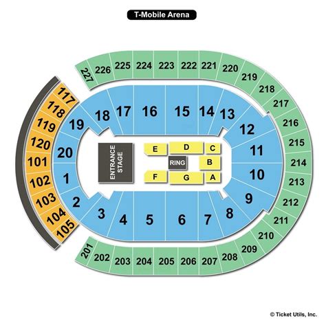 Las Vegas T Mobile Arena Seating Chart A Visual Reference Of Charts