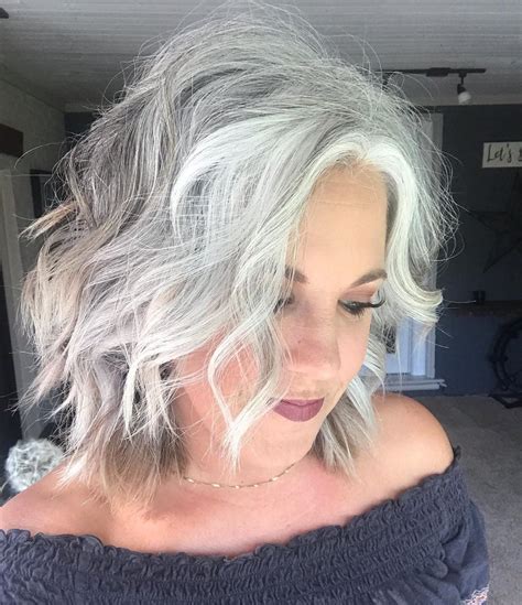 Jennifer Smith On Instagram “turn Up The Gray Tuesday 👩🏼‍🦳 Natural