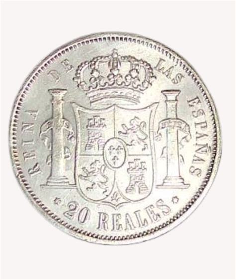 Moneda Reales Isabell Ii Goldenart Es