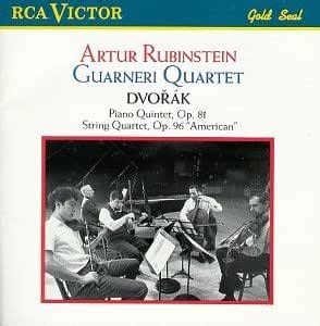 Rubinstein Dvorak Guarneri Quartet Dvorak Piano Quintet Op 81