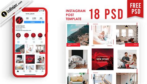 18 Free PSD Instagram Banner Templates - Indiater