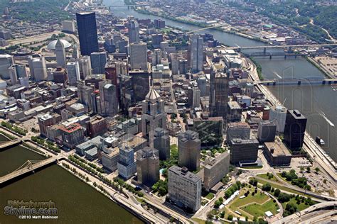 Downtown Pittsburgh Aerial Photographs - PittsburghSkyline.com ...