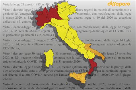 Nuovo Dpcm Ecco Le Regioni In Zona Rossa E In Zona Arancione