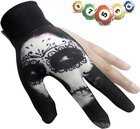 Junxcj Links Snooker Handschuh Billardhandschuhe DREI Finger Snooker