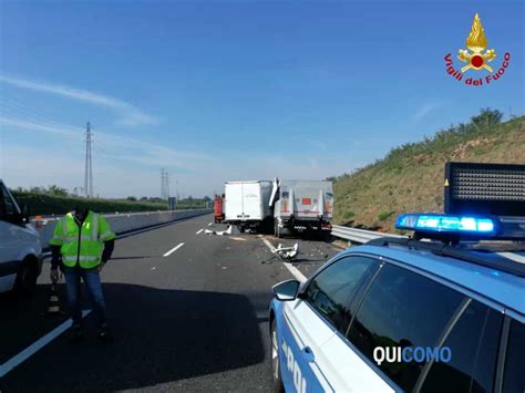 Incidente Sulla Pedemontana A Bregnano