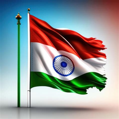 Premium AI Image | National flag of India Indian Independence Day