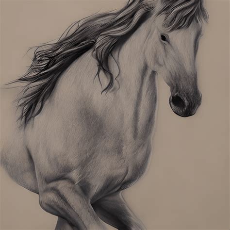 Realistic Drawing of a Unicorn · Creative Fabrica