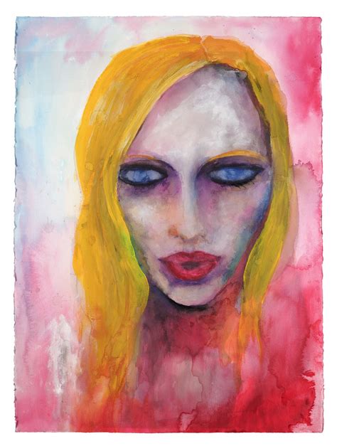 Someone Should Put Hearts Over Her Eyes 30 X 22 Watercolor