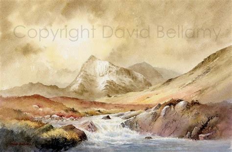 David Bellamy Watercolor Landscape Paintings Watercolour Painting