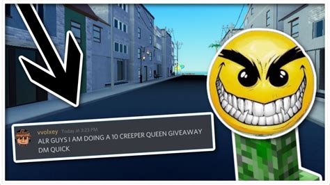 AUT I MADE A FAKE 10 CREEPER QUEEN GIVEAWAY YouTube