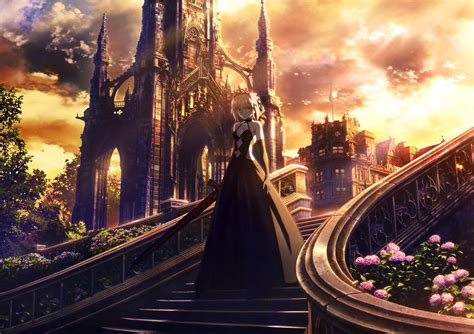 Saber Alter Grand Cathedral 4k Ultra Hd Wallpaper