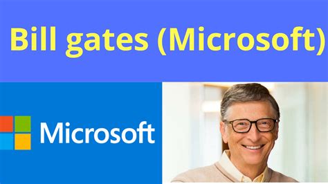 Biography of Bill gates.