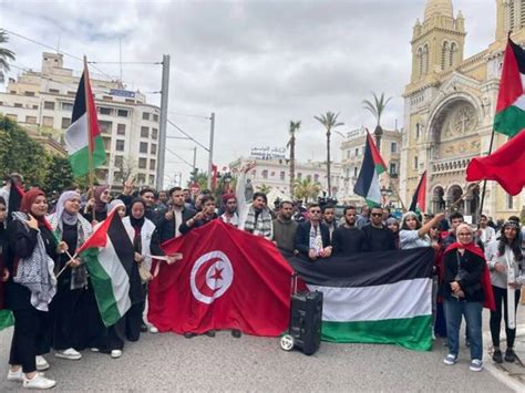 Tunis des centaines détudiants manifestent dans la capitale dans les