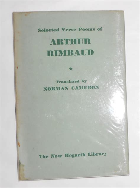 Selected Verse Poems of Arthur Rimbaud RIMBAUD | Barnebys