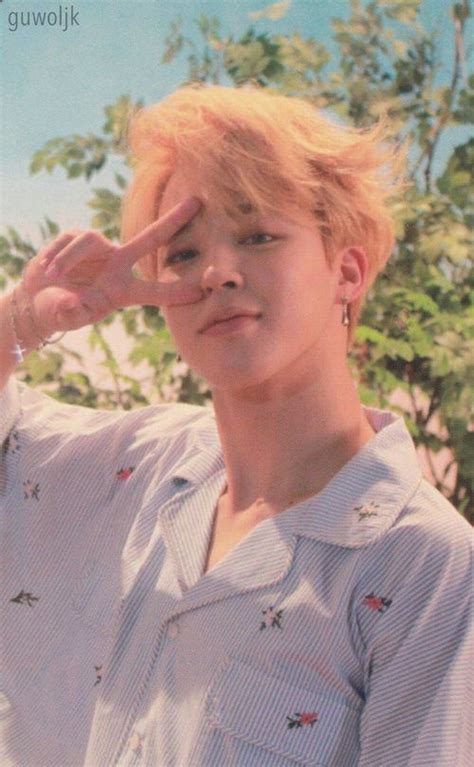 Scan Love Yourself Her Ver O Photocard Jimin Foto Suga Fotos Suga