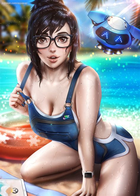 Rule 34 1girls Ayyasap Blizzard Entertainment Female Glasses High Resolution Mei Overwatch