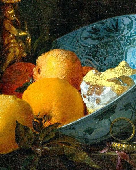 Still Life With Silver Jug Detail C Willem Kalf Still