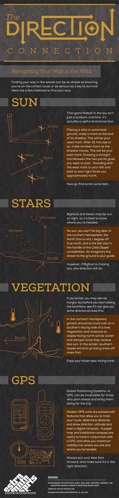 How To Navigate In The Wild Without A Compass Survival Skills Wilderness Survival Survival Tips