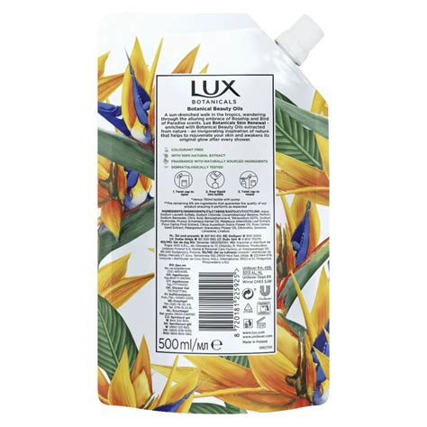 Rezerva Gel De Dus Lux Botanicals Bird Of Paradise And Rosehip Oil