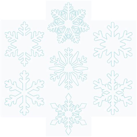 Snowflakes quilt Design Pack - Etsy