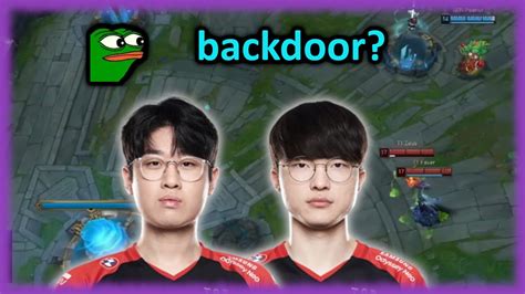 T1 Faker And Zeus Tries To Backdoor GENG T1 Vs GENG LCK Spring