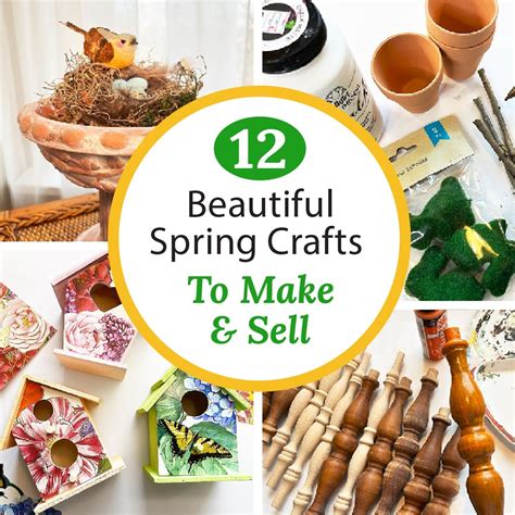 12 Beautiful Spring Crafts to Make and Sell