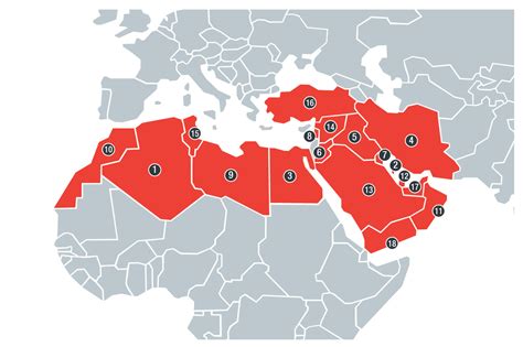 What Countries Make Up Middle East And North Africa | Saubhaya Makeup