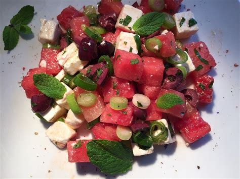 Sommerlicher Melonen Feta Salat Von Pollyline Chefkoch