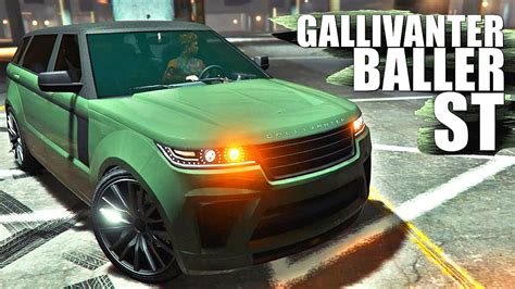 Why GTA Online Players Should Get The Baller ST As Podium Vehicle