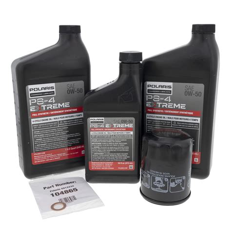 2004-2021 Polaris RZR Ranger Sportsman OEM Oil Change Kit, 44% OFF