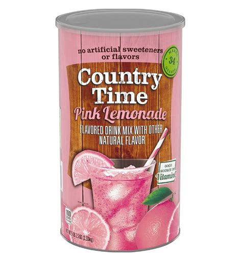 Country Time Pink Lemonade Drink Mix Refreshing Oz Mixture