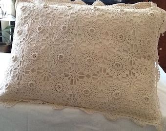 Popular items for crochet pillow sham on Etsy