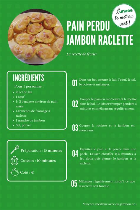 Recette Du Mois Unaee