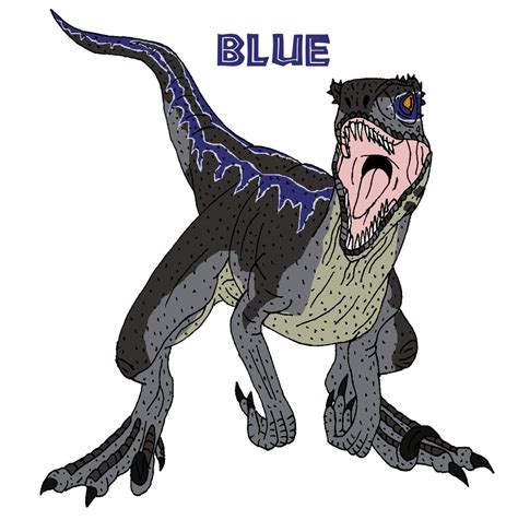 Как нарисовать раптора блю (Много фото!) - drawpics.ru