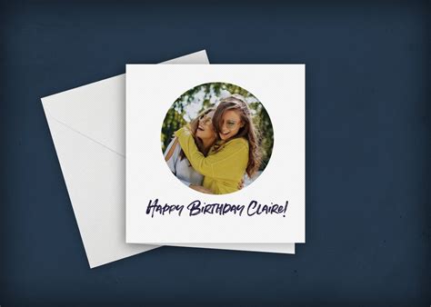 Customizable Birthday Card With Your Message Perfect For Birthdays