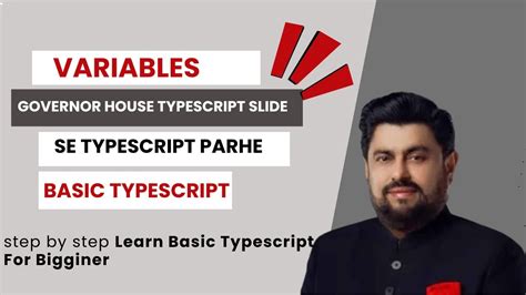 Variables Learn Typescript From Governor House Typescript Slide