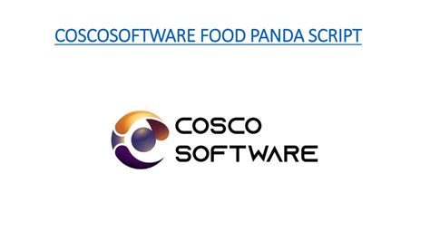 COSCOSOFTWARE FOOD PANDA READY MADE CLONE SCRIPT By Cosco Software Issuu