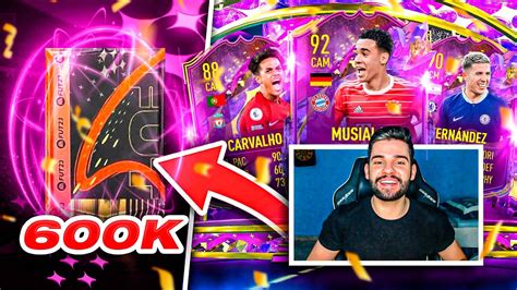 AAAAA TIREI 3x CRAQUES DO FUTURO No NOVO PACK DE 600K NO ULTIMATE TEAM