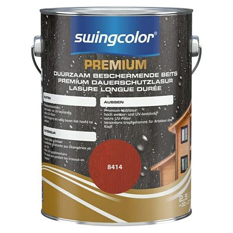 Swingcolor Dauerschutzlasur Mahagoni L M Seidengl Nzend