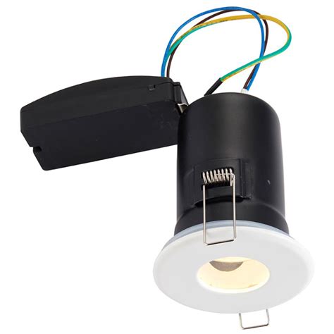 Saxby Lighting Shieldplus Matt White Ip Gu Downlight Ukes