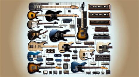 Comparatif des guitares solid body avec différents types de micros